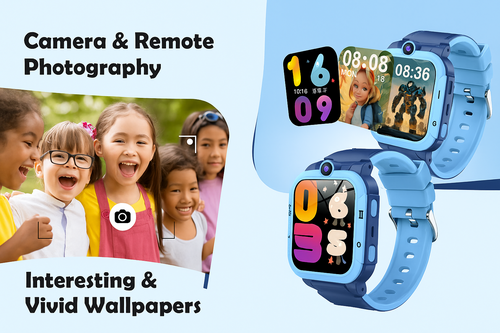 4G Kids Smartwatch with GPS Video Call Camera Sim Card for Boys and Girls