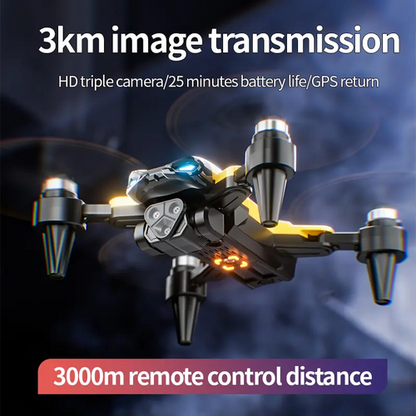 triple-camera drone 8k cameras